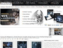 Tablet Screenshot of fantasyartdesign.com